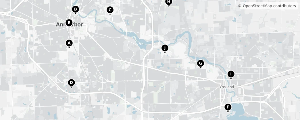 Map of Уоштено