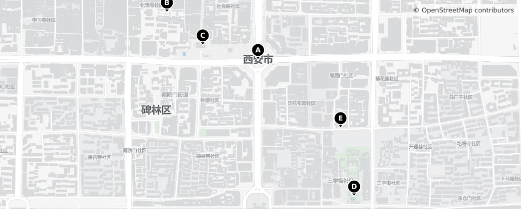 Map of Xincheng