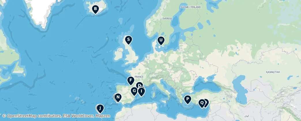 Map of Europe