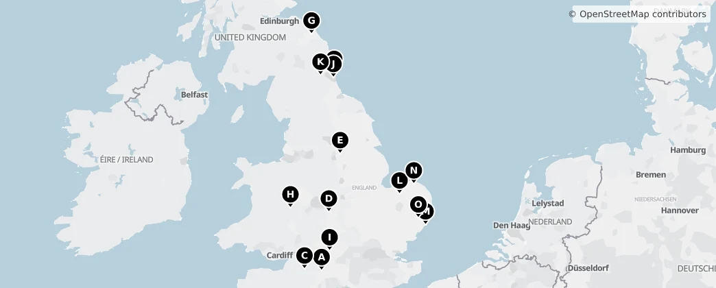 Map of United Kingdom