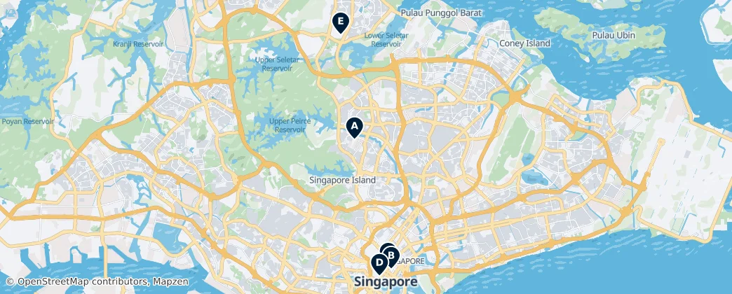 Map of Central