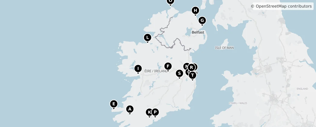 Map of Ireland