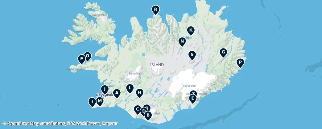 Map of Island