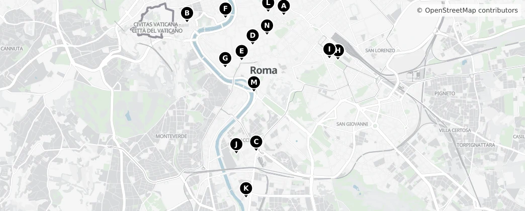 Map of Rím