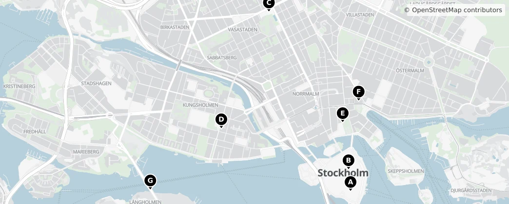 Map of Štokholm