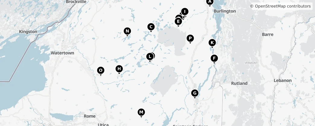 Map of Adirondack Park