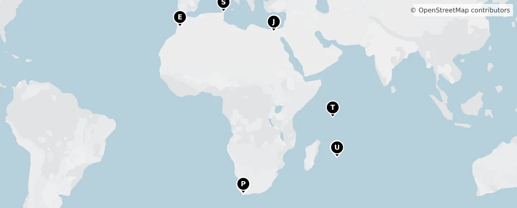 Map of Afrika