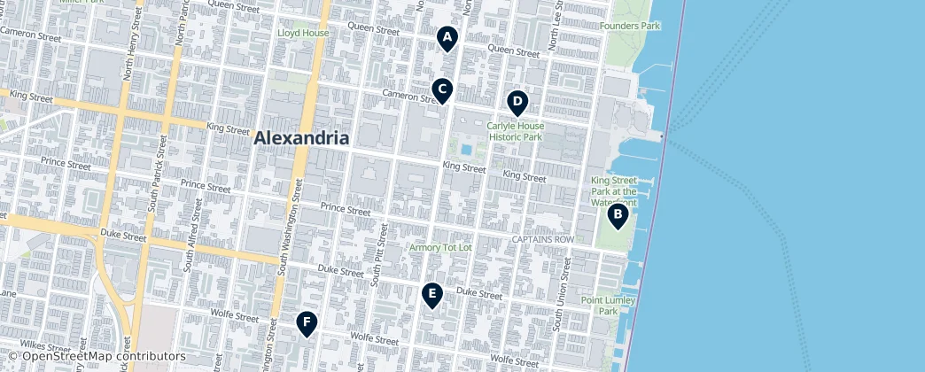 Map of Alexandria