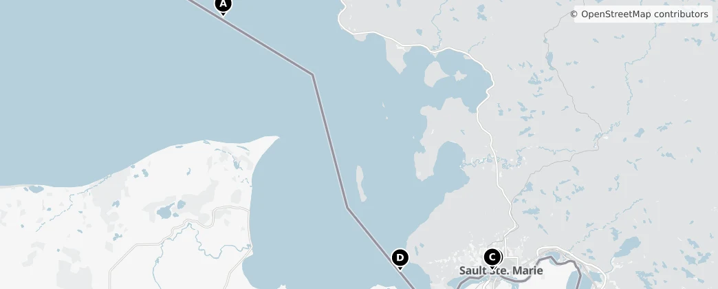 Map of Algoma