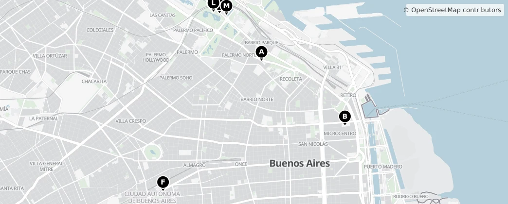 Map of Buenos Aires