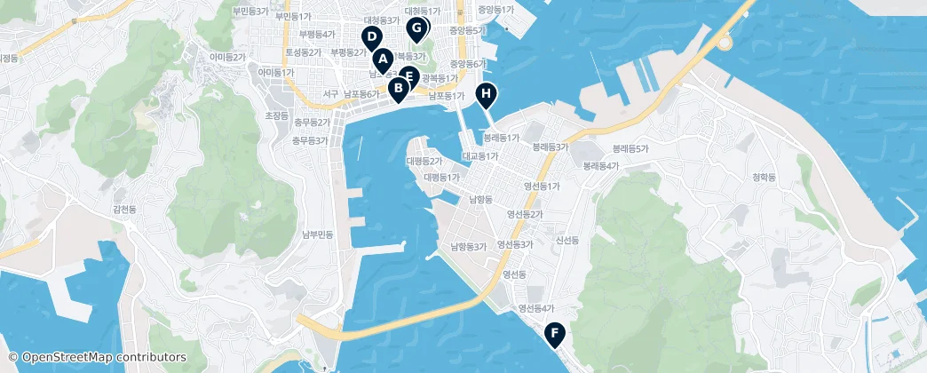 Map of Bongnae-dong 3(sam)-ga