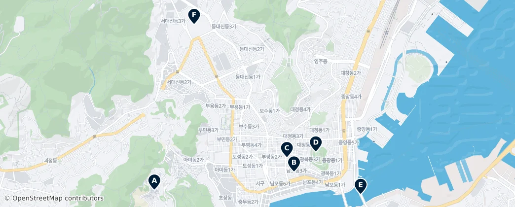 Map of Bus Stop