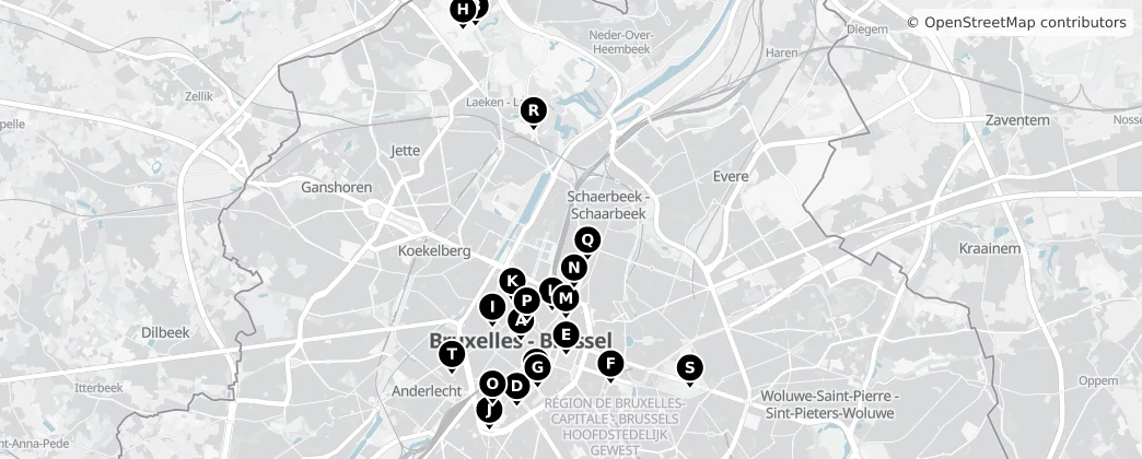 Map of Brusel