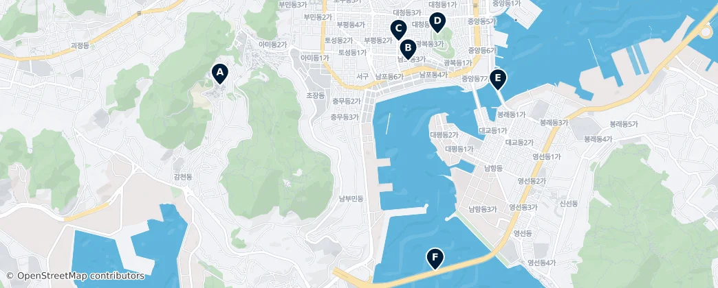 Map of Chojang-dong