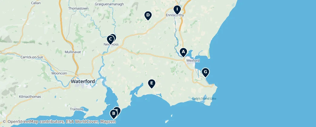 Map of Wexford