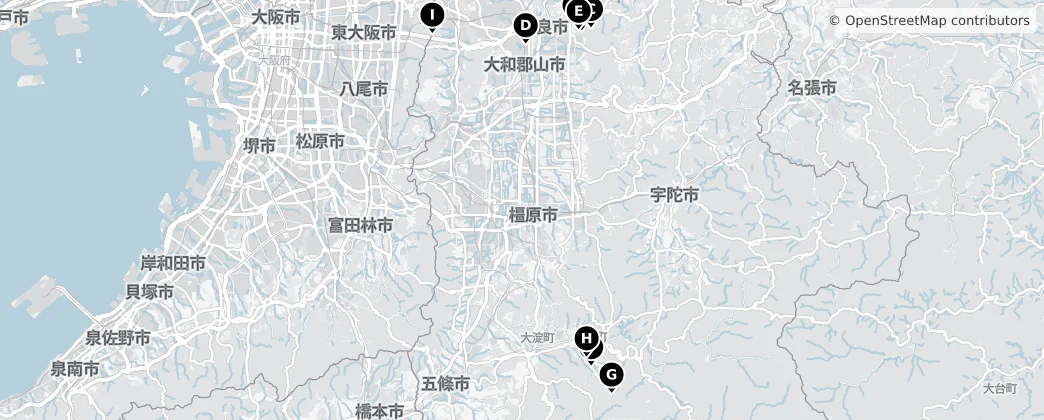 Map of Yamato Province