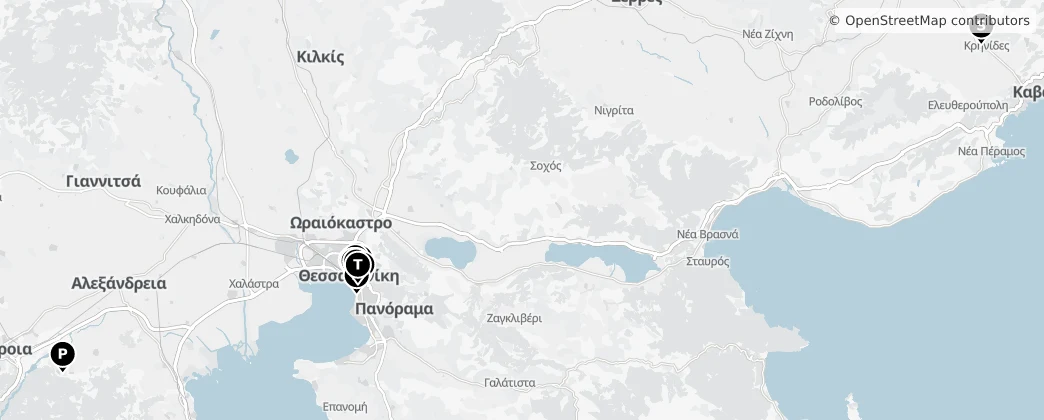 Map of Makedonia - Thrake