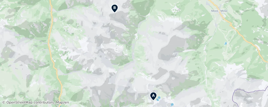 Map of Sextenské Dolomity