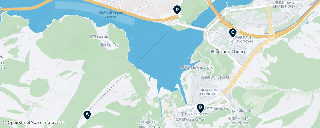 Map of Tung Chung