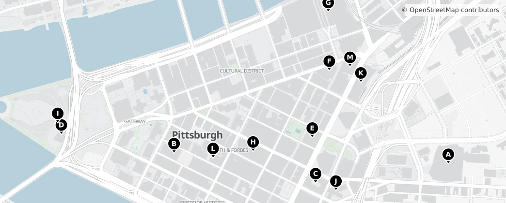 Map of Downtown