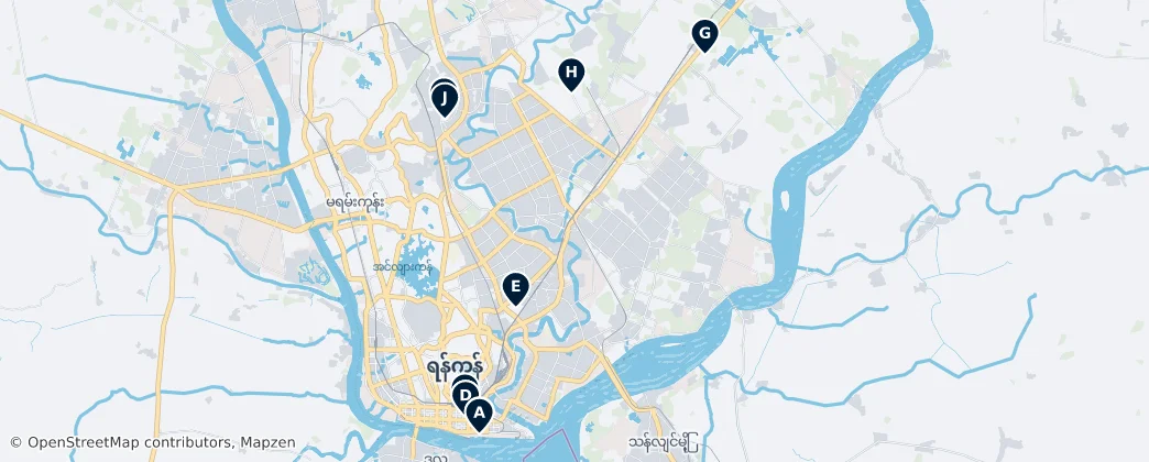 Map of Eastern District