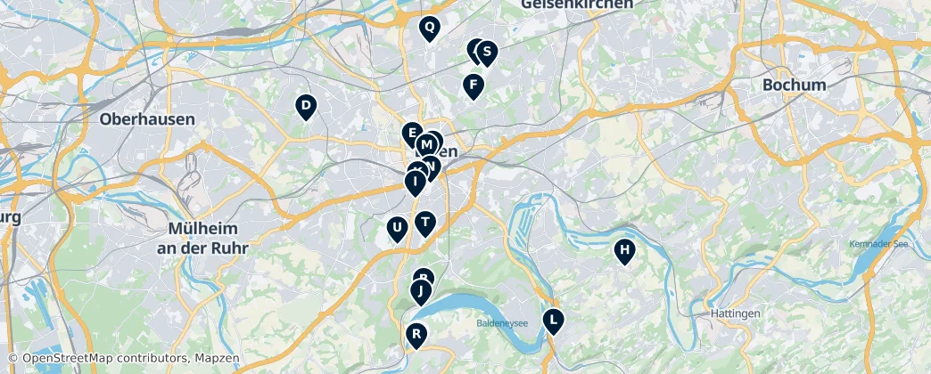 Map of Essen