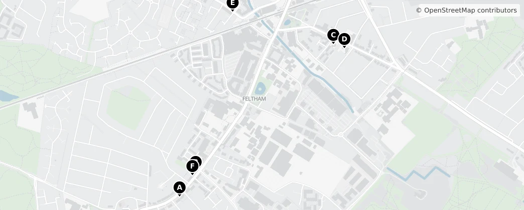 Map of Hounslow