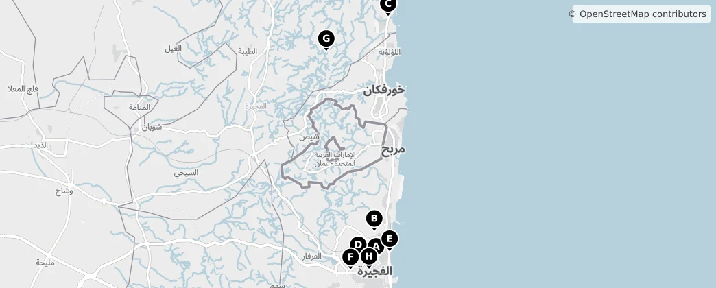 Map of Fudžajra