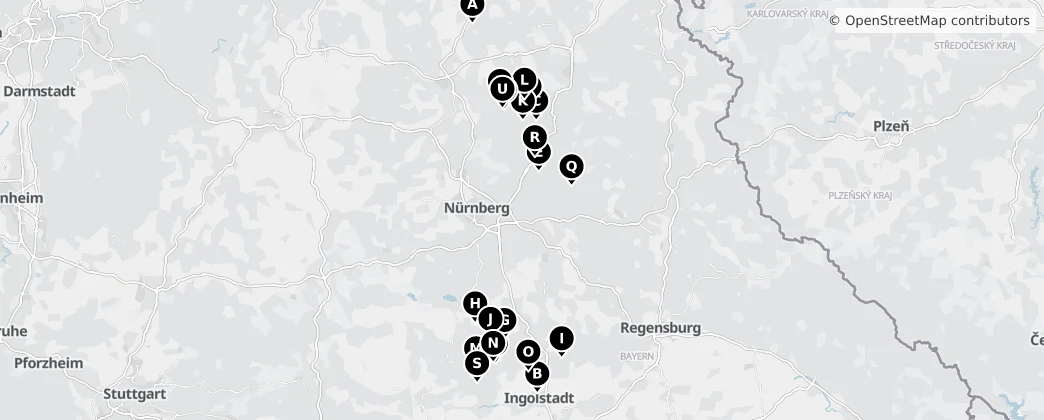 Map of Franská Alba