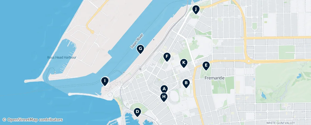 Map of Fremantle