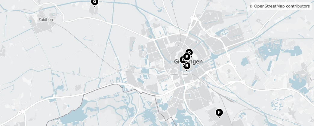 Map of Groningen