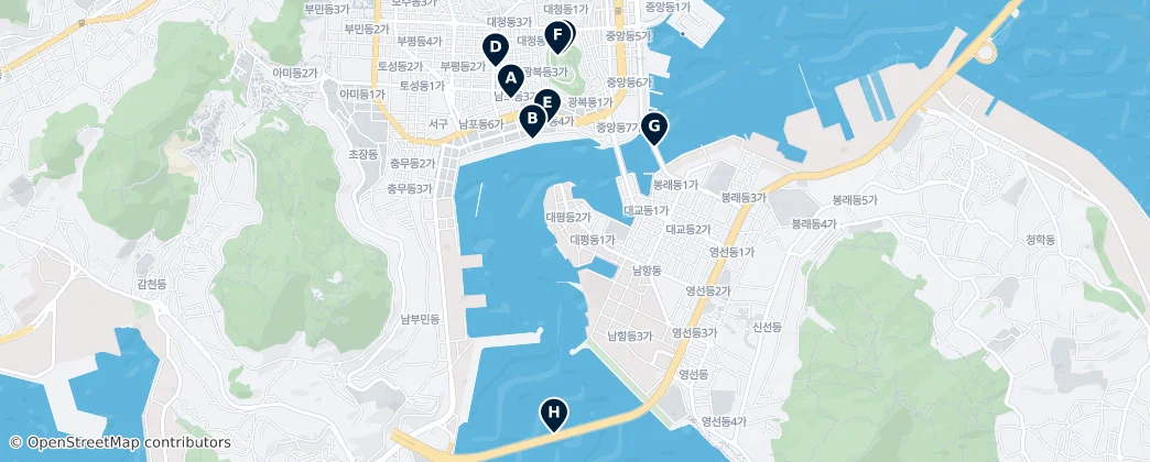 Map of Gwangbok-dong 1(il)-ga