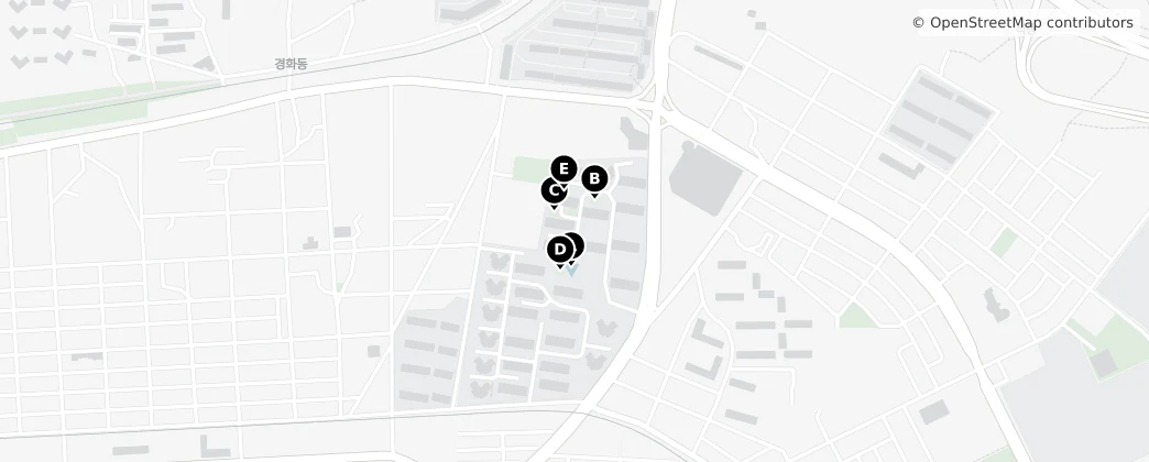 Map of Gyeonghwa-dong