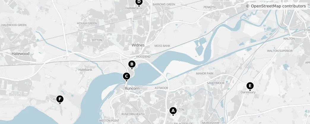 Map of Halton