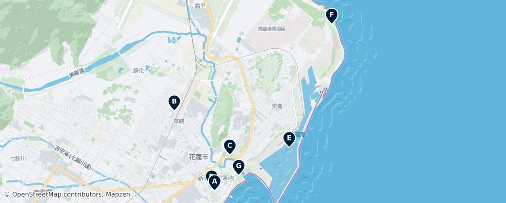 Map of Chua-lien