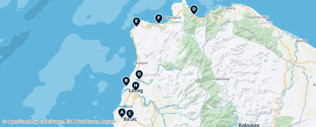 Map of Ilocos Norte