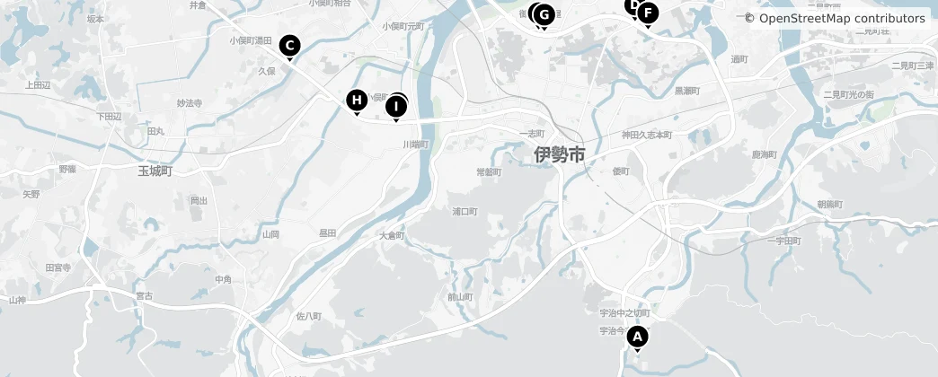 Map of Ise