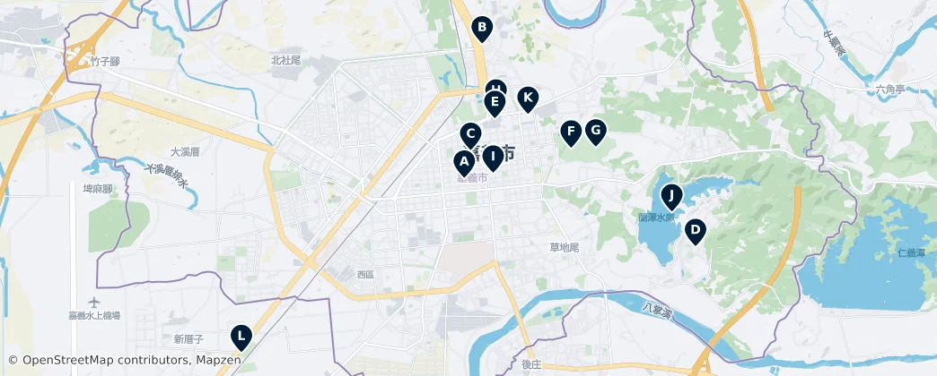 Map of Ťia-i