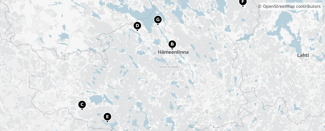Map of Kanta-Häme