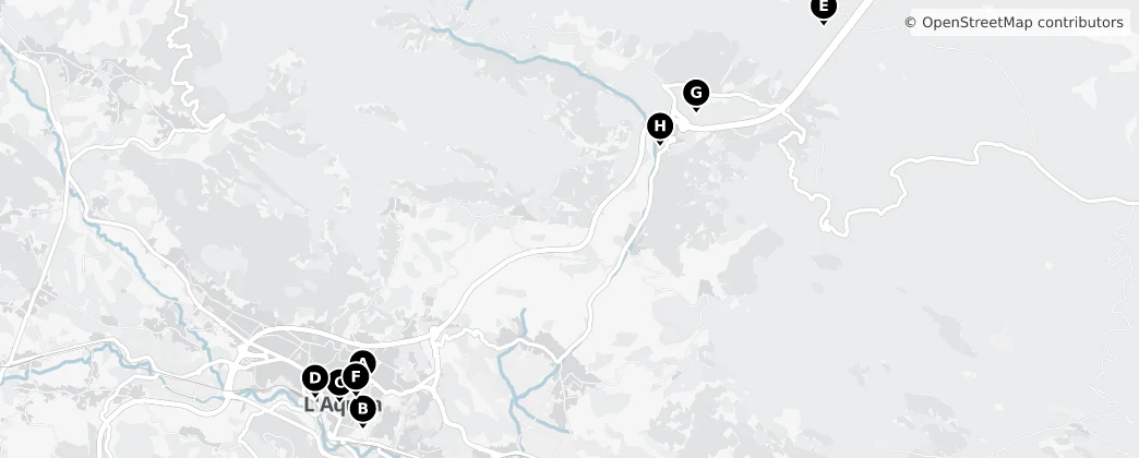 Map of L’Aquila