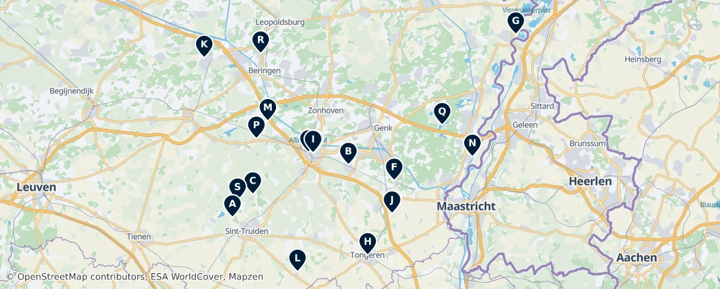 Map of Limbursko