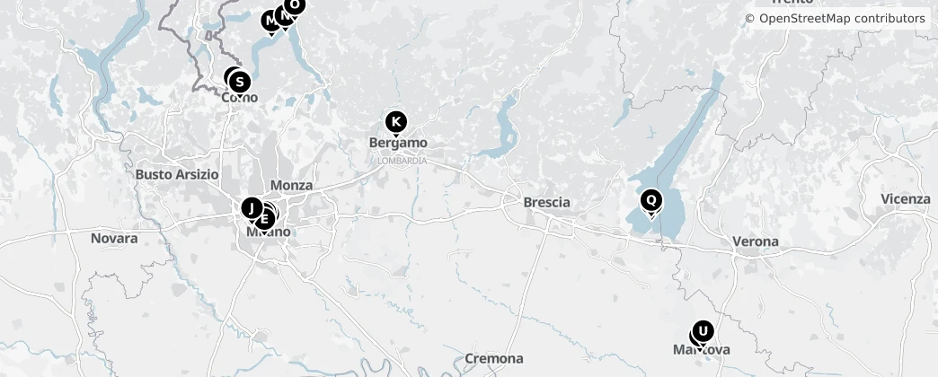Map of Lombardia