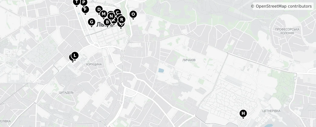 Map of Ľvov