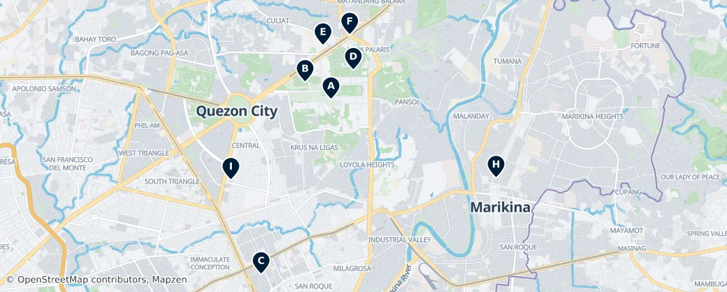 Map of Marikina