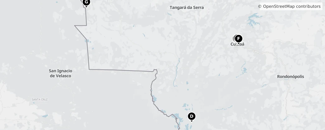 Map of Mato Grosso