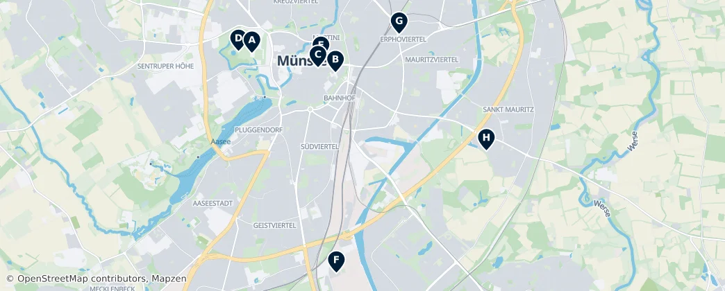 Map of Münster