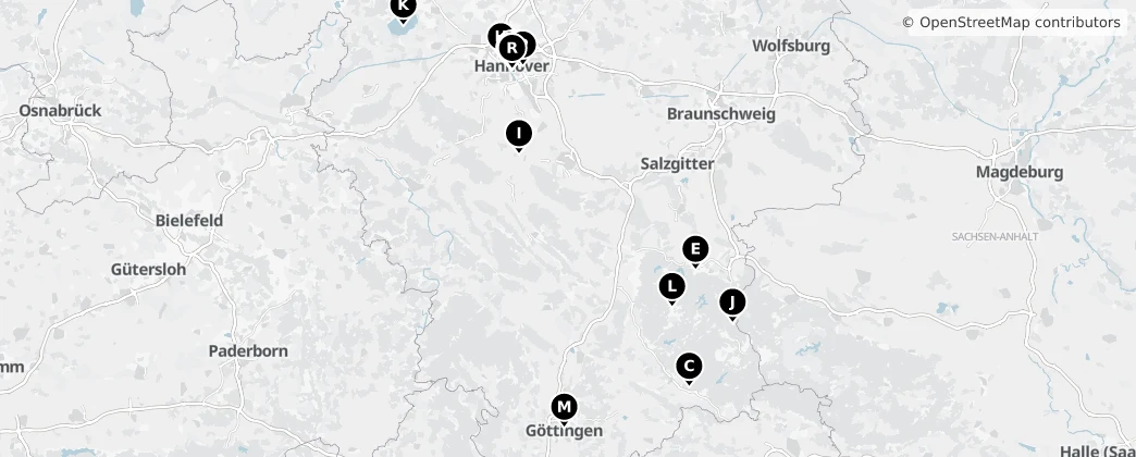 Map of Dolné Sasko