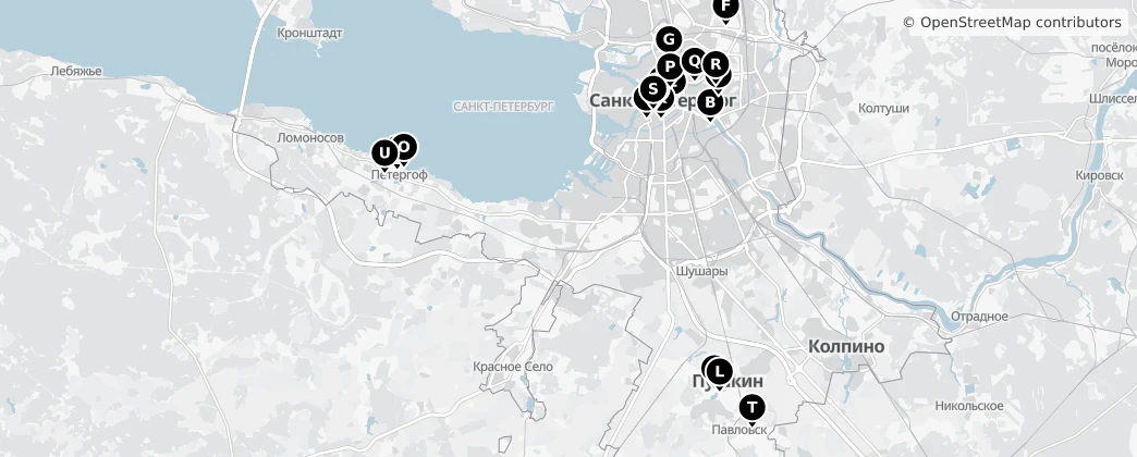 Map of Severozápadný federálny okruh