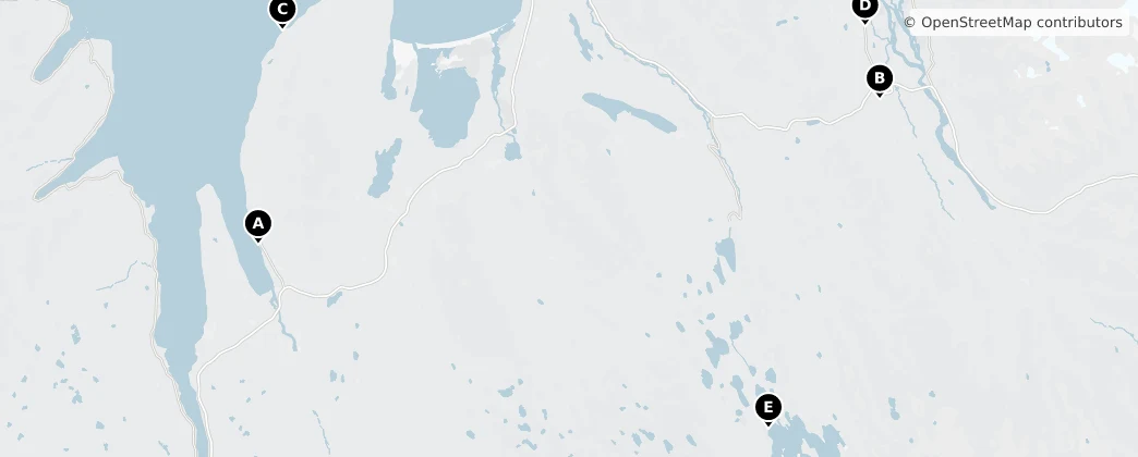 Map of Northwestern Region