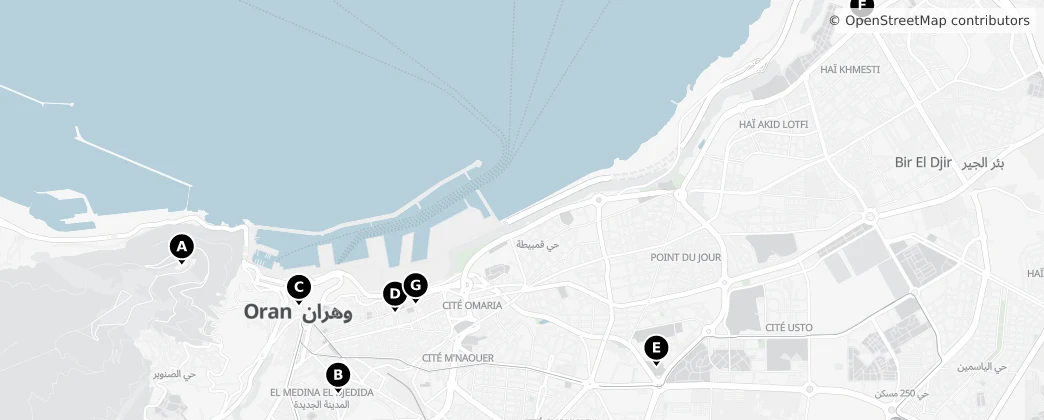 Map of Oran